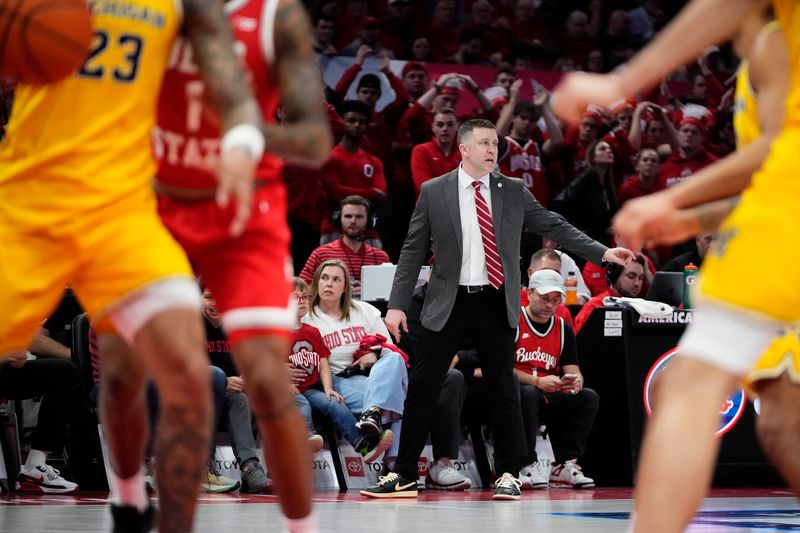 Ohio State coach Jake Diebler is 0-4 against Michigan since Dusty May took over as the Wolverines head coach.
