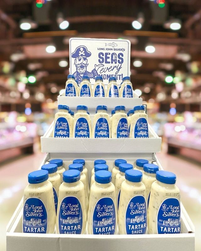 Long John Silver's Tartar Sauce is now available at select Kroger Family of Stores locations.