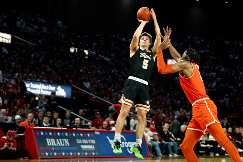Miami RedHawks guard Peter Suder against Bowling Green