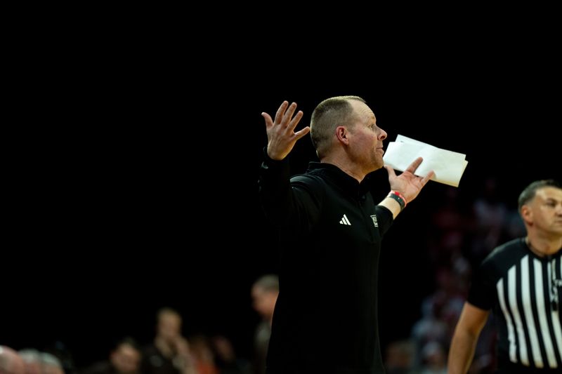 Miami RedHawks head coach Travis Steele