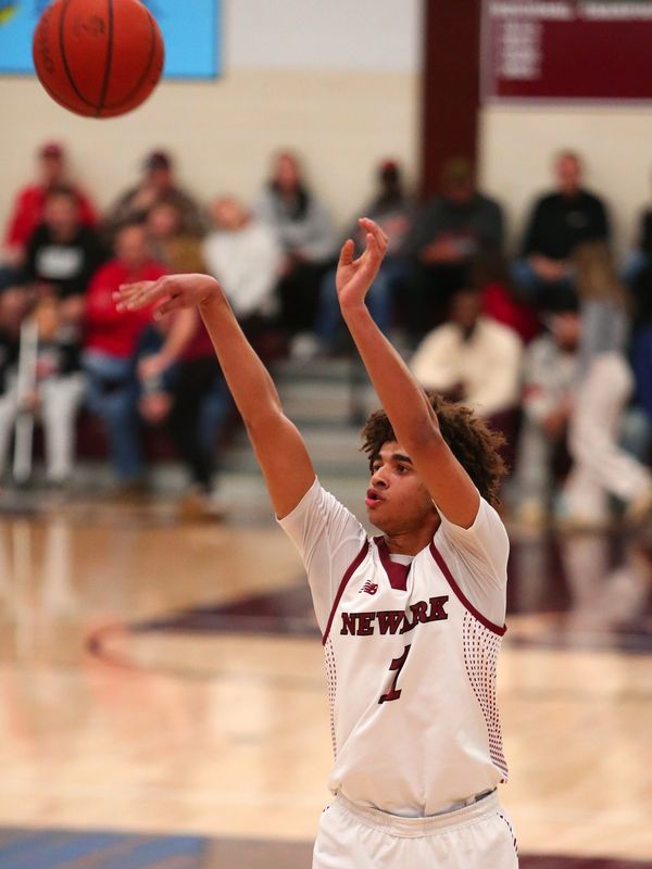 Newark beats visiting Lancaster 76-42 to win a share of the OCC-Buckeye championship on Feb. 20, 2026.
