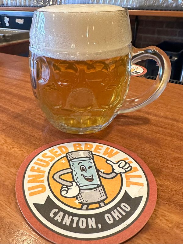 Unfused Brew Hall's head brewer, Jake Turner, is eager for the community to enjoy his Czech Pilsner.