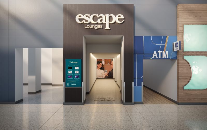 The Cincinnati/Northern Kentucky International Airport is introducing four new dining options this spring, including the Escape Lounge. The lounge is described as a "calm oasis where you can relax in a cozy corner or catch up on emails in a quiet workspace." It offers food, bar service and comfort. The lounge will be located in Concourse B.