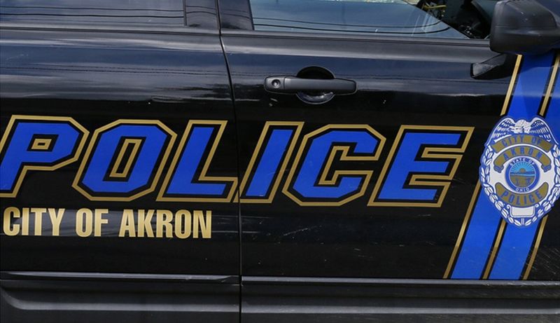 Akron Police cruiser.