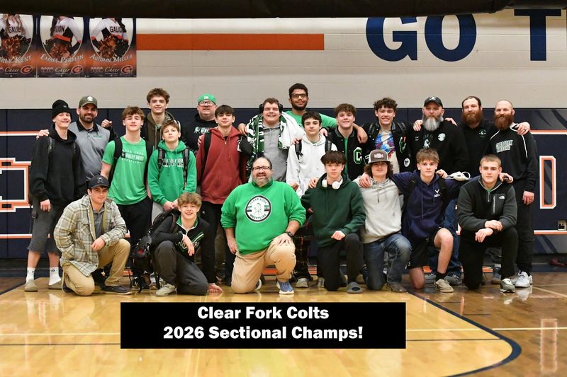 The Clear Fork Colts won the Division II sectional championship on Saturday at Galion High School, a first in school history.