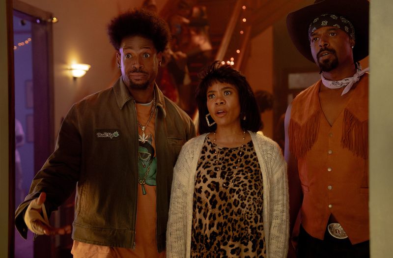 Marlon Wayans, Regina Hall, and Shawn Wayans in "Scary Movie," which will be released on June 5, 2026. Shawn Wayans hasn't been in a "Scary Movie" movie since "Scary Movie 2," released in 2001.