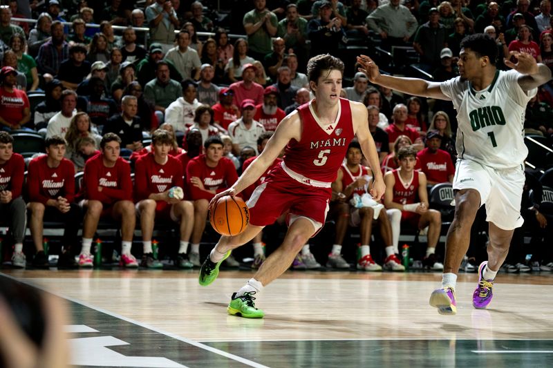 Peter Suder (5) helped guide the Miami RedHawks to an undefeated regular season, a MAC regular season title and an NCAA Tournament berth.