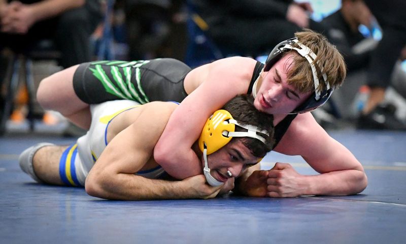 Clear Fork's Anthony Oscar won the Division II district championship on Saturday, March 7, 2026 at Norwalk High School.