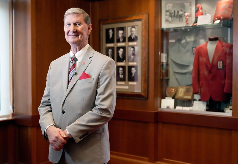 Ted Carter resigned as Ohio State's president in March after admitting to an "inappropriate relationship."