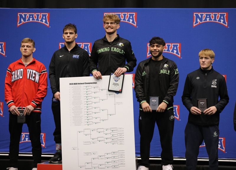 Granville graduate Douglas Terry recently won the 157-pound title for Life University at the NAIA national championships.
