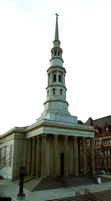 St. Peter in Chains Cathedral on West Eighth and Plum streets was dedicated in 1845 and is among the oldest churches in Cincinnati.