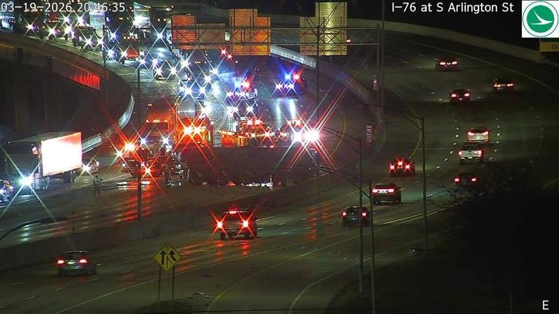 A tanker has crashed on Interstate 76 in Akron.