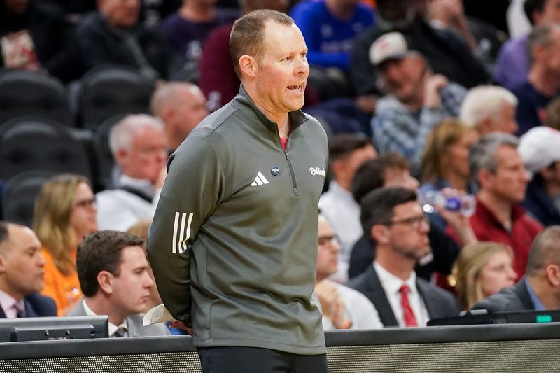 Miami RedHawks head coach Travis Steele
