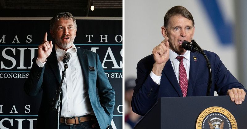 U.S. Rep.Thomas Massie, R-Garrison, and Ed Gallrein, of Shelbyville, are facing off in the Republican primary May 19.