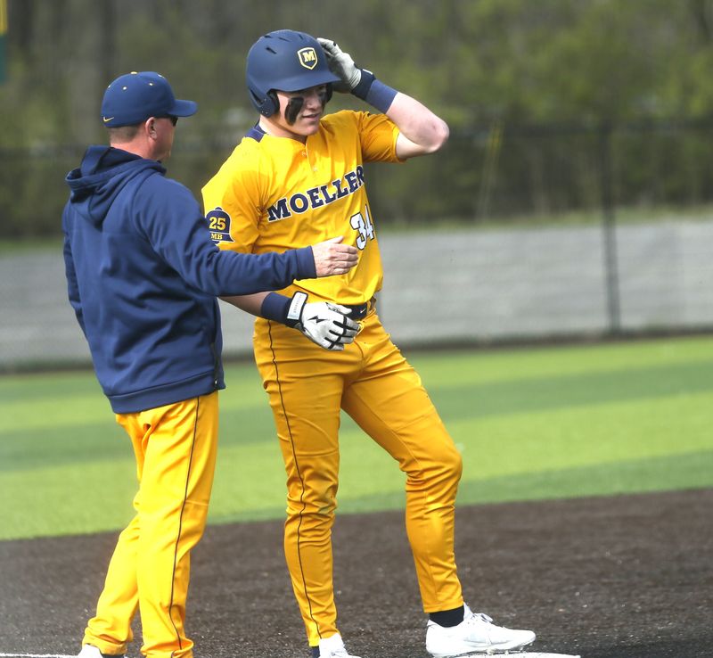 Crusaders cruise behind new Moeller all-time RBI leader Conner Cuozzo