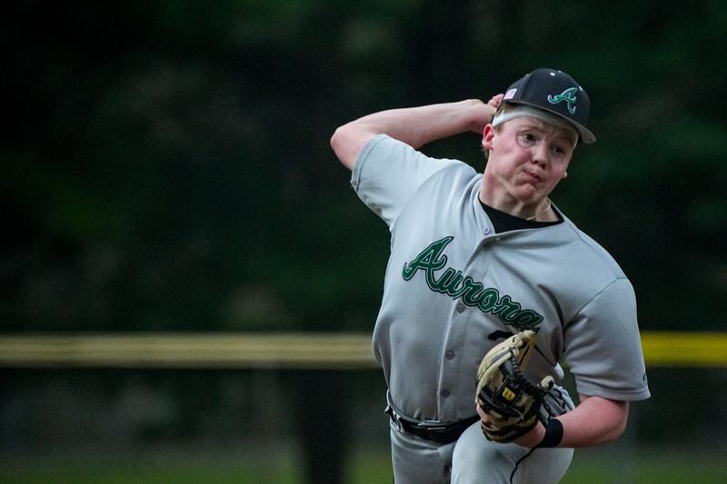 Aurora's Gabe Cooch tossed three hitless innings against Cuyahoga Falls March 30.