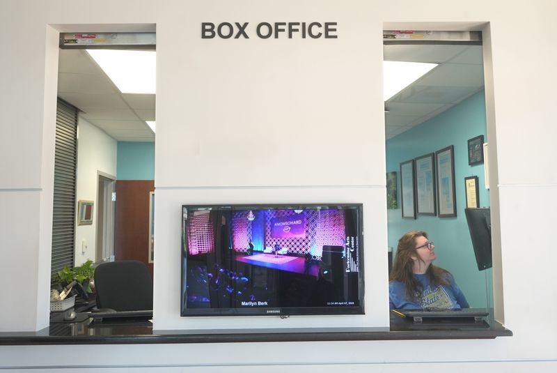 Lexie Wald works in the box office at the Performing Arts Center at Kent State University at Tuscarawas. The venue is among those in Ohio supporting proposed state legislation aimed at addressing deceptive ticket resale practices.
