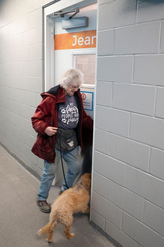 Jean Marmie, 85, has been volunteering at the Columbus Humane animal shelter for 45 years, she even has a room named after her. Columbus Humane relies heavily on their hundreds of volunteers to complete daily and vital operations for the animals in their care.