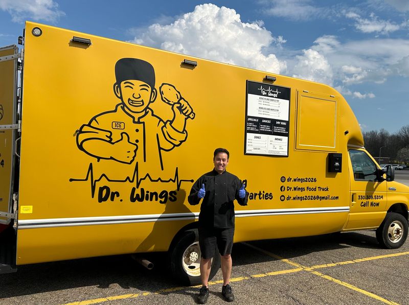 Chef Kitsada Hongsakrai has opened a Dr. Wings food truck that specializes in chicken wings and tenders with Asian-influenced flavors.