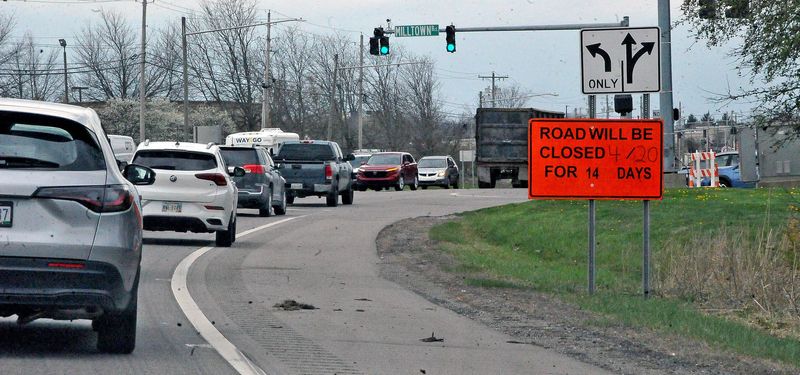 A section of Ohio 83 that divides the shopping district on the north end of Wooster will be closed April 20. Prepare for congestion and detours.