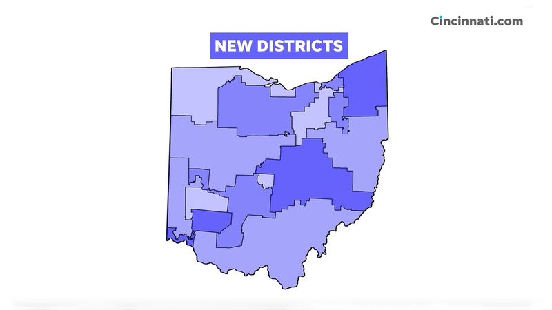Ohio's new Congressional District map differences