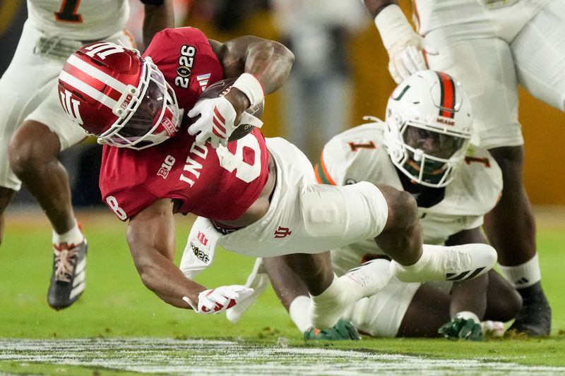 Running back Kaelon Black played two seasons at Indiana after playing two seasons at James Madison.