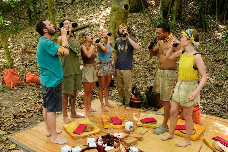 From left: Rick Devens, Ozzy Lusth, Dee Valladares, Stephenie LaGrossa Kendrick, Christian Hubicki, Joe Hunter and Emily Flippen.