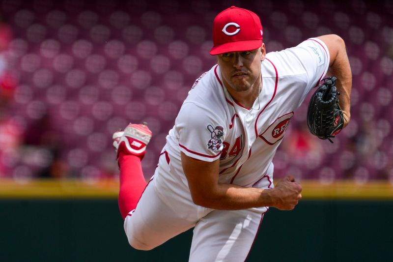 Connor Phillips was tied for second in the NL with 11 appearances through 20 games (2.25 ERA).