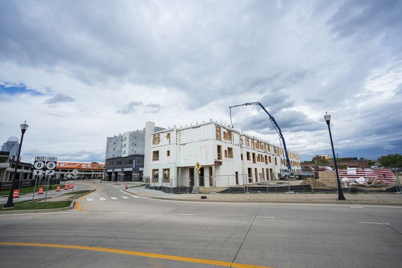 A new Residence Inn is being built in Newport, Kentucky. The site sits east of the roundabout connecting Kentucky Route 9, West Third Street, West Fourth Street and Ovation Way.