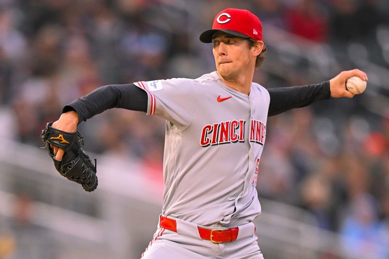 Reds starting pitcher Brandon Williamson faced his home state Minnesota Twins in the first game of a three-game series Friday, April 17.