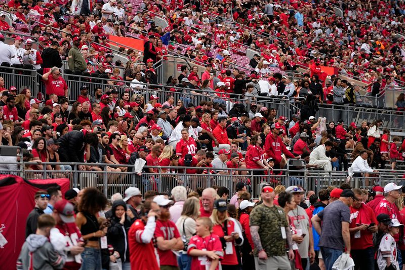Ohio State announced that the attendance for the 2026 spring game was 40,240.