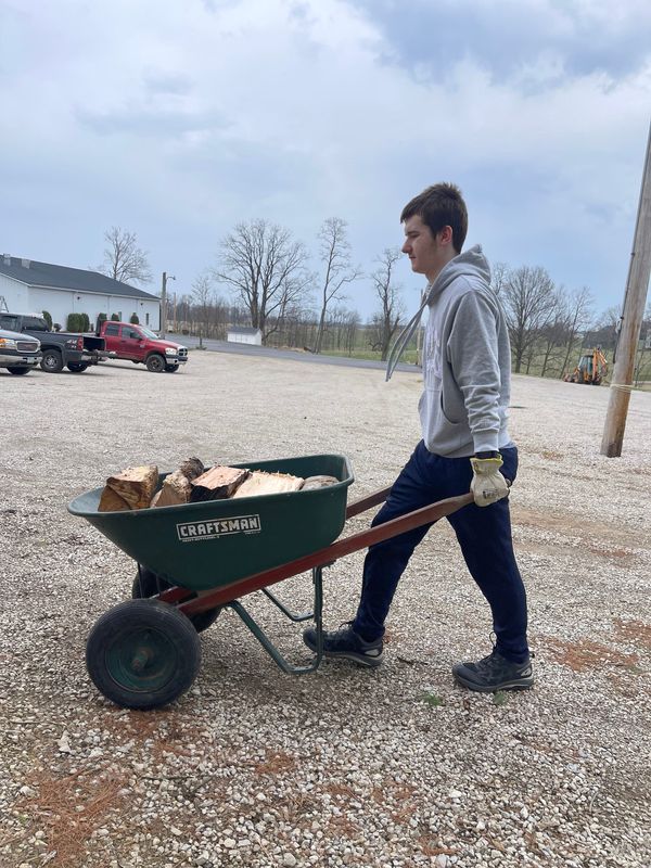Members of the Northwestern FFA chapter participated in a ministry Day of Service on March 20.