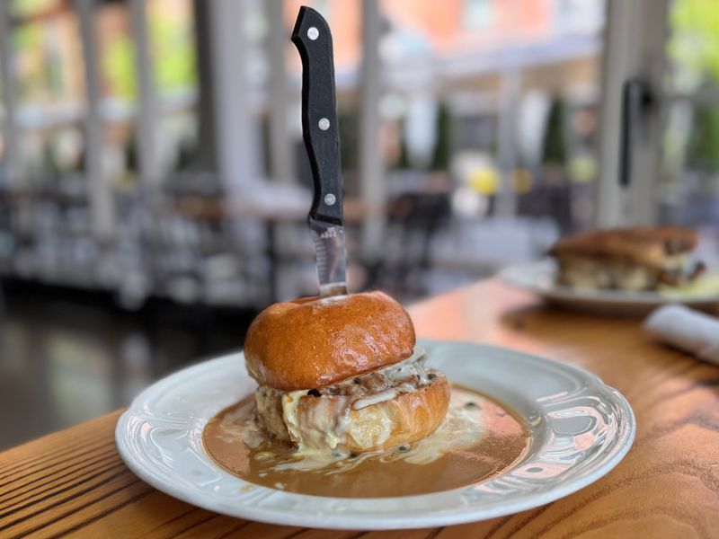 The Dirty French burger at Sacred Beast, in Over-the-Rhine.