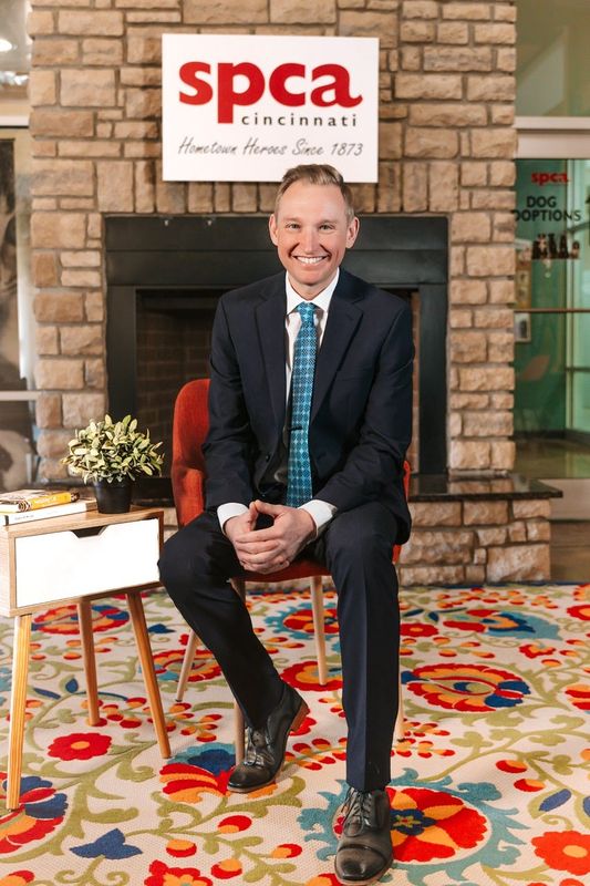 Chris Seelbach stepped into the role as president and CEO of SPCA Cincinnati last year.