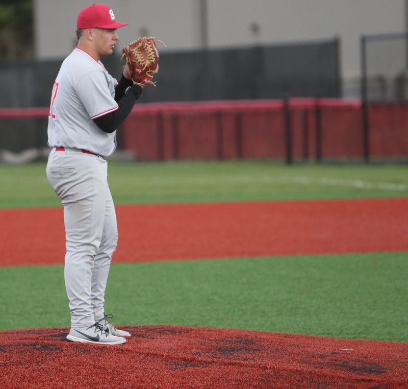 Shelby's Kaleb Stairs tossed a complete-game gem during the Whippets' 7-1 Mid-Ohio Athletic Conference win over the Ontario Warriors on Thursday, April 30, 2026.