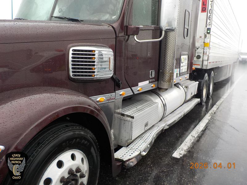 A 39-year-old suburban Chicago man is accused of not paying nearly $22,000 in tolls while driving this truck on the Ohio Turnpike.