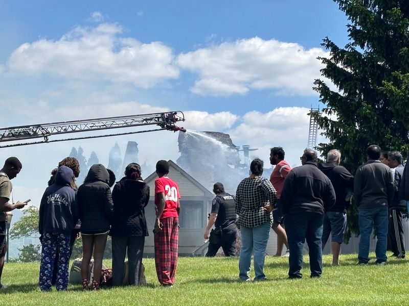 The Washington Township Fire Department sought mutual aide from area firefighters May 3 to battle a 3-alarm apartment fire in Dublin.
