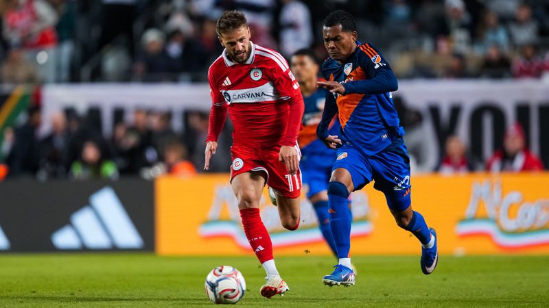 Bryan Ramirez (29) scored his first goal in a Cincinnati uniform.
