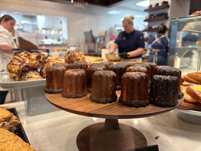 Small, French canele pastries are offered at Morning Star Bakery & Cafe.