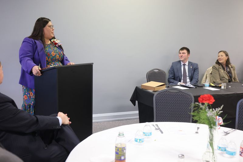 Mónica Ramírez was presented the 2026 Liberty Bell Award. She has spent her career representing civil rights cases and today runs the Fremont-based nonprofit she founded, Justice for Migrant Women.