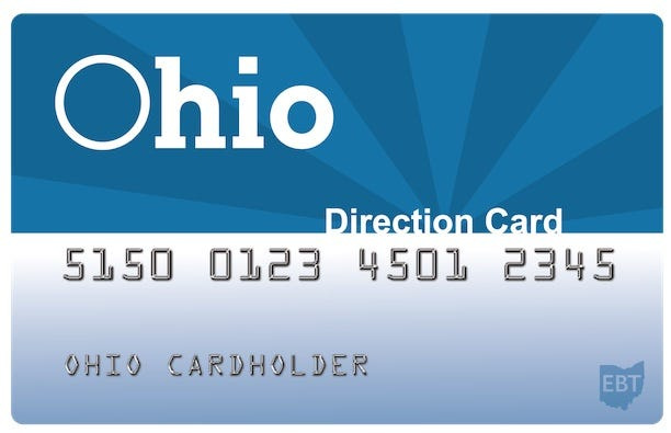 The Ohio Direction Card.