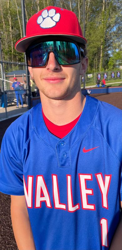 Licking Valley junior Brody Rodgers scored two runs and stole three bases out of the top of the order, as the Panthers rallied with four runs in the sixth inning for a 5-3 LCL-Buckeye Division win against visiting Watkins Memorial.