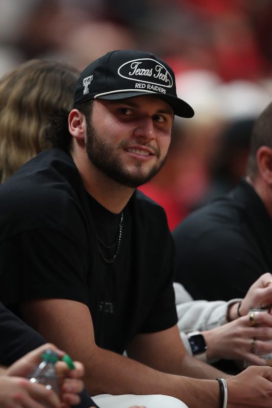 New Texas Tech Red Raiders quarterback Brendan Sorsby in the first half of the game against the Cincinnati Bearcats at United Supermarkets Arena Feb. 24.