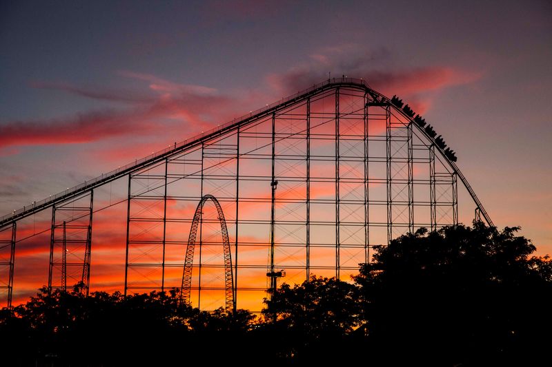 Cedar Point's Magnum XL-200 roller coaster.