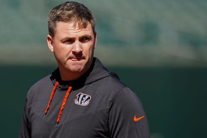 Cincinnati Bengals head coach runs practice during a rookie mini camp workout at the Bengals practice facility in downtown Cincinnati on Friday, May 8, 2026.