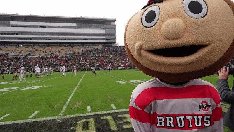 Brutus Buckeye is the face of Ohio State University and an icon among mascots. We spent a year under the head with the people who bring him to life.