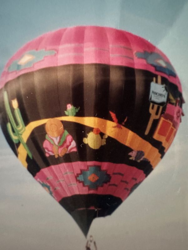 A Pancho's Southwestern Grille-themed balloon at the Pro Football Hall of Fame Enshrinement Festival, date unknown. Pancho's owner Maury Sullivan Sr. used to fly the balloon, said his daughter, Alix Guzman, who is in the restaurant's family ownership group.