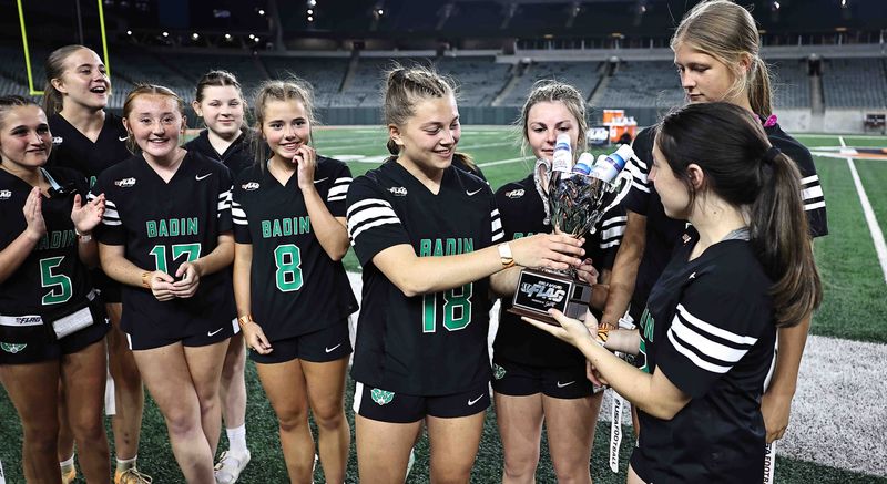 After winning a state title in 2025, Badin won the Cincinnati Bengals regional flag football championship in 2026.