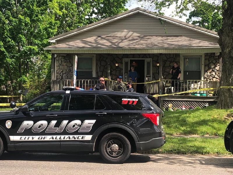 An Alliance man is accused of killing his wife in their West Ely Street home and then fleeing to West Virginia.