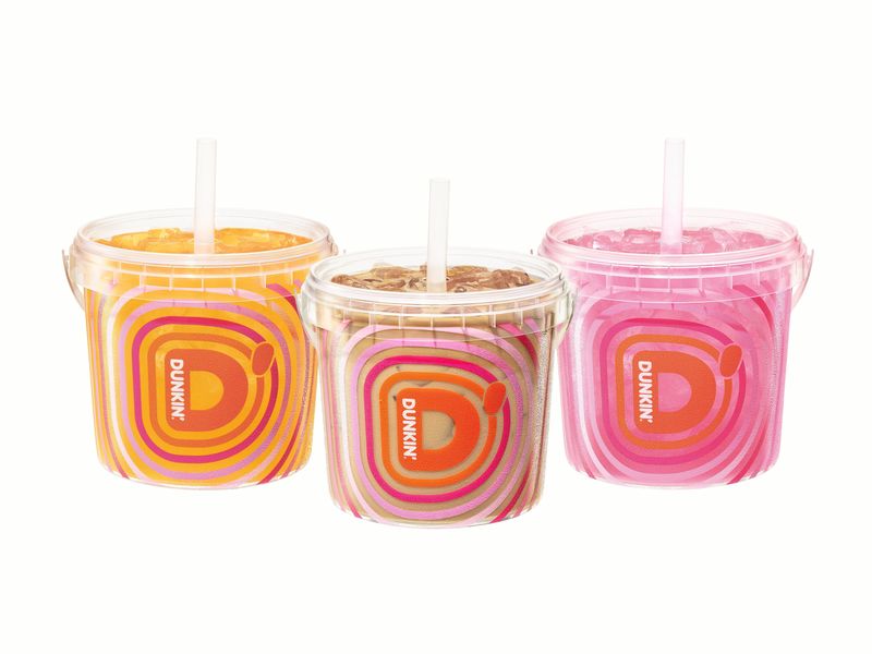 Dunkin' is selling a limited number of Iced Beverage Buckets on Monday, May 22, the company said.